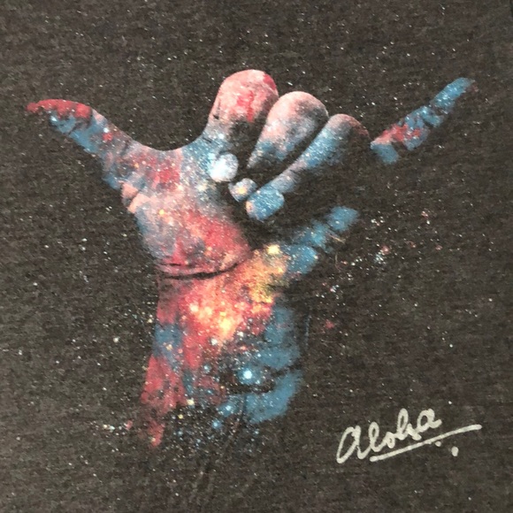 Project Aloha soft gray tshirt size S - Picture 2 of 5